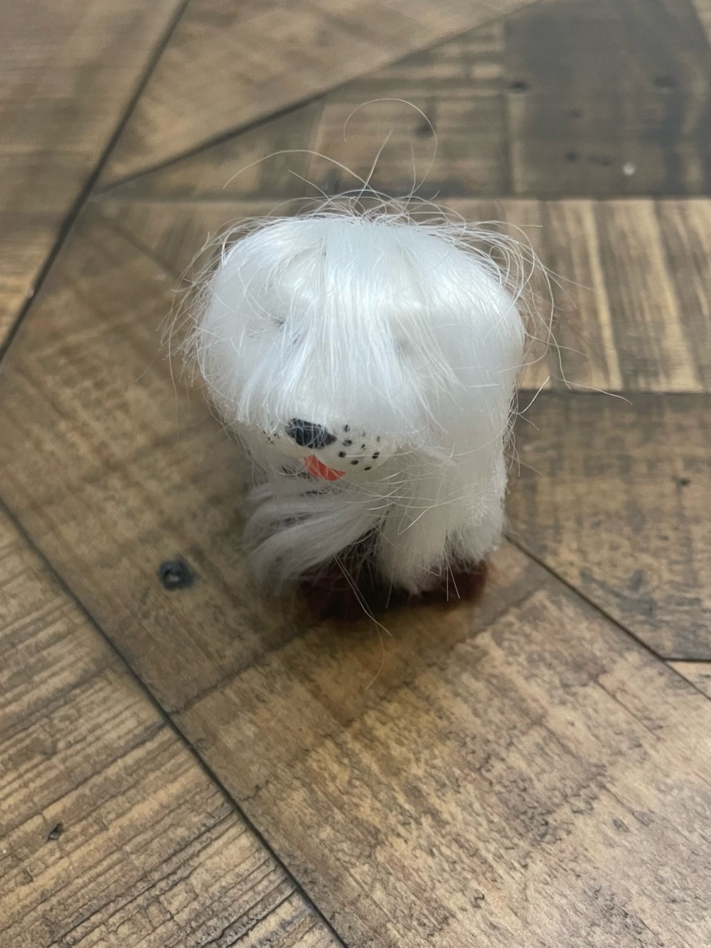 vintage 1989 Sweetie Pups 3-inch English Sheepdog doll